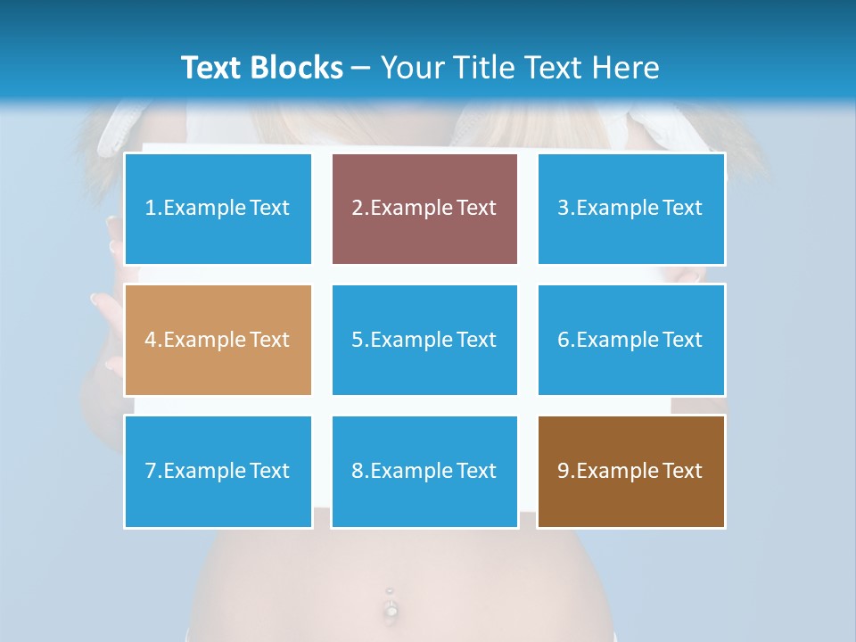 Caucasian Lady Copy PowerPoint Template