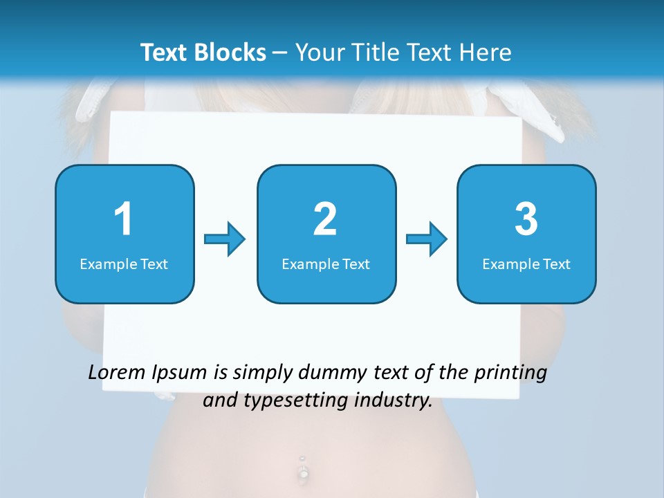 Caucasian Lady Copy PowerPoint Template
