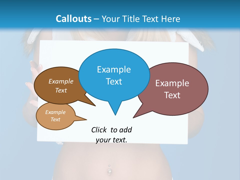 Caucasian Lady Copy PowerPoint Template