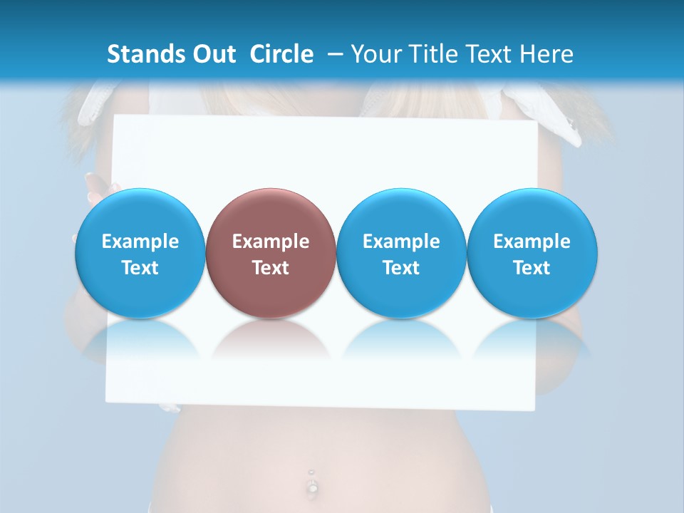 Caucasian Lady Copy PowerPoint Template