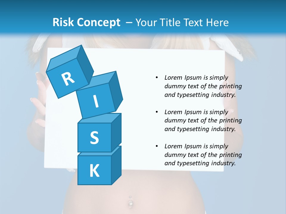 Caucasian Lady Copy PowerPoint Template