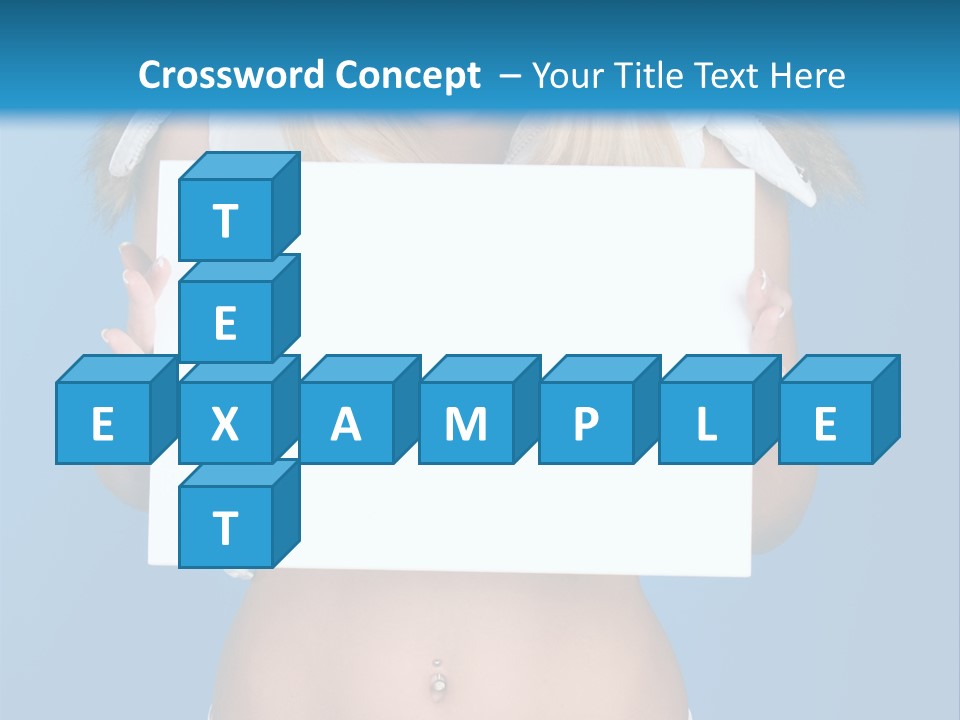 Caucasian Lady Copy PowerPoint Template