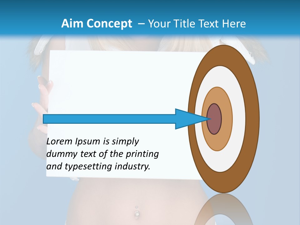 Caucasian Lady Copy PowerPoint Template