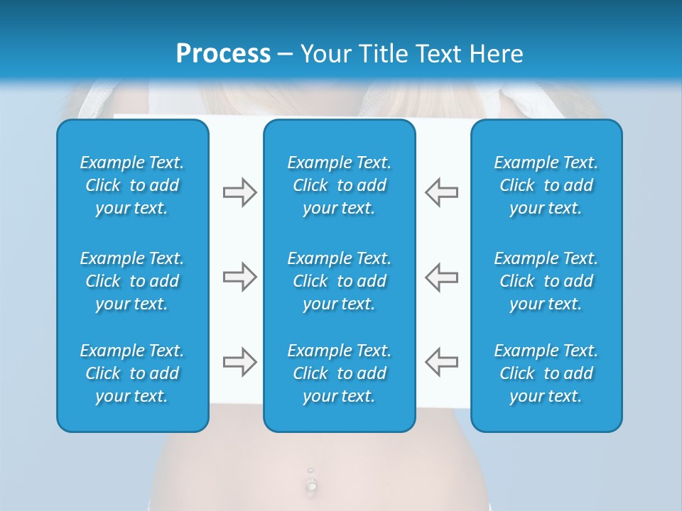 Caucasian Lady Copy PowerPoint Template