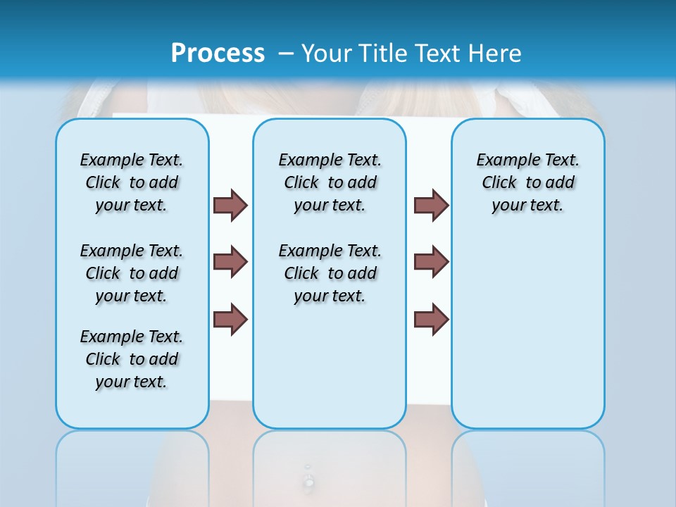 Caucasian Lady Copy PowerPoint Template