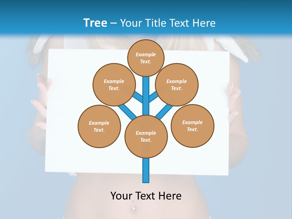 Caucasian Lady Copy PowerPoint Template