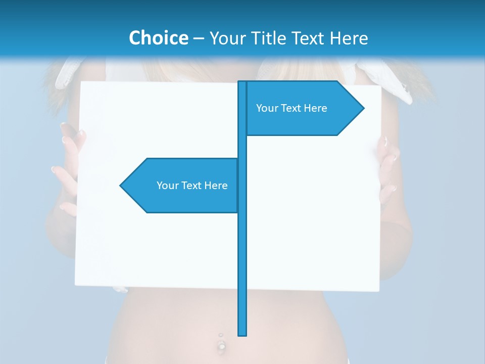 Caucasian Lady Copy PowerPoint Template