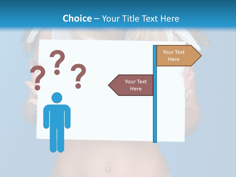 Caucasian Lady Copy PowerPoint Template