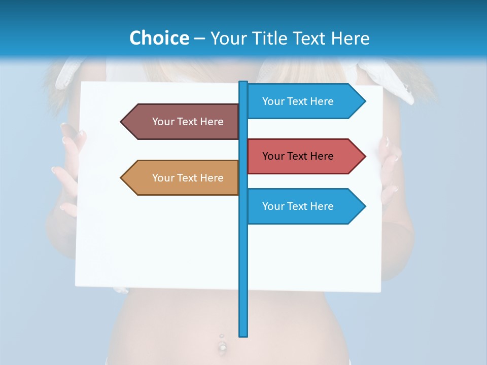 Caucasian Lady Copy PowerPoint Template