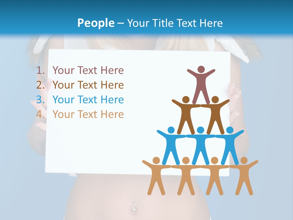 Caucasian Lady Copy PowerPoint Template