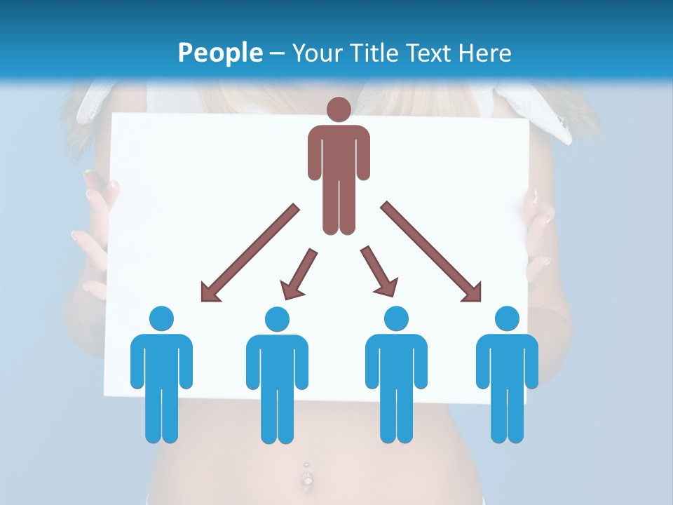 Caucasian Lady Copy PowerPoint Template