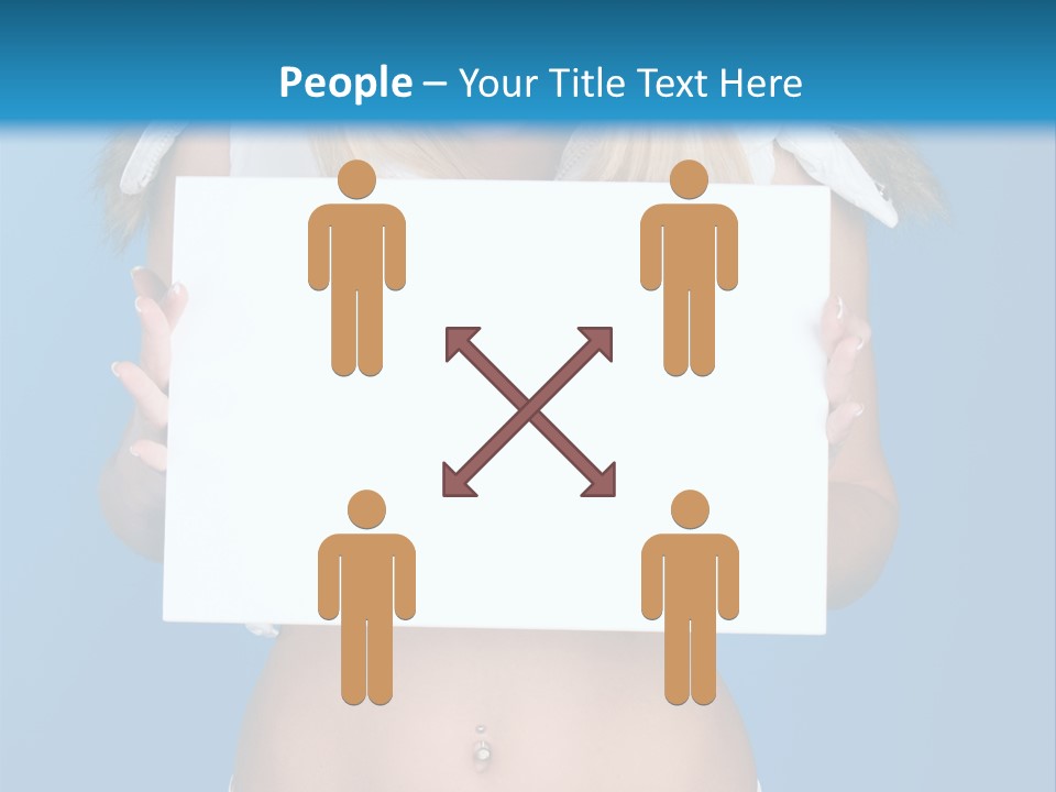 Caucasian Lady Copy PowerPoint Template