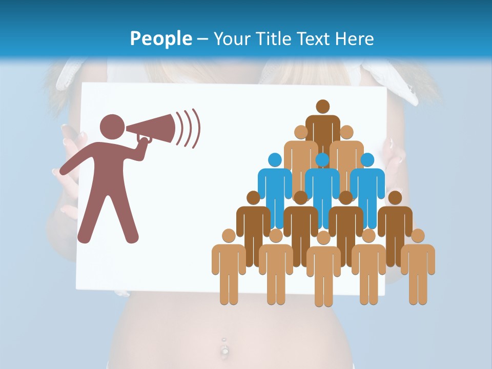 Caucasian Lady Copy PowerPoint Template