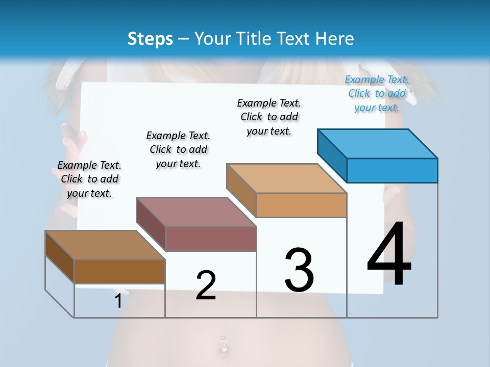 Caucasian Lady Copy PowerPoint Template