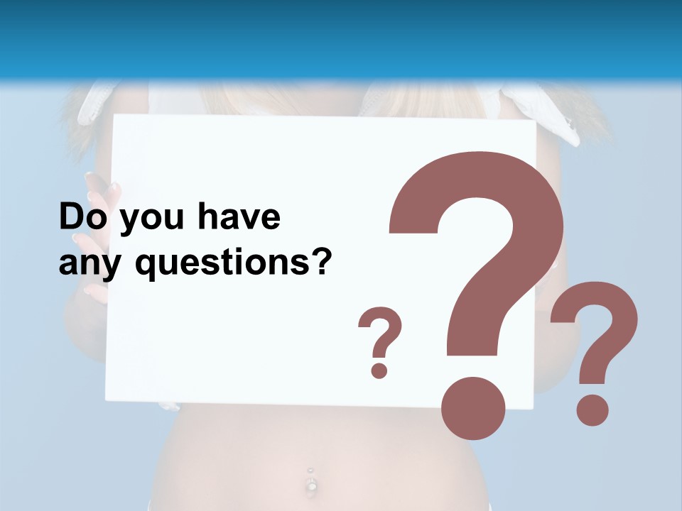 Caucasian Lady Copy PowerPoint Template