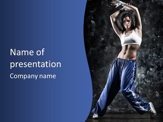 Dark Woman PowerPoint Template