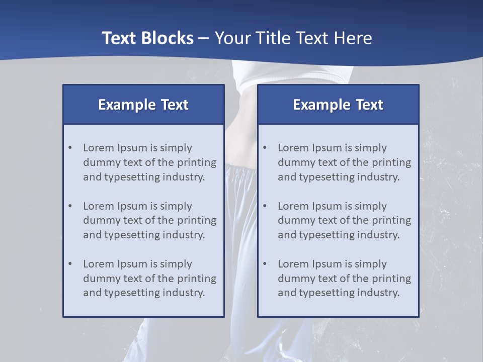 Dark Woman PowerPoint Template