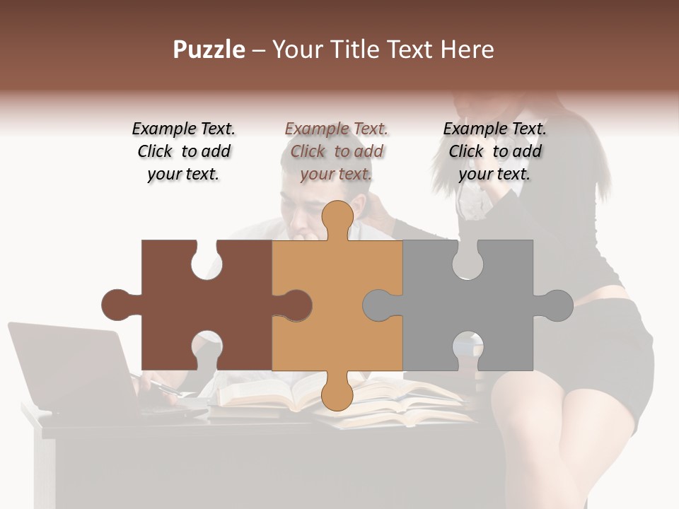 Thinking Young Studying PowerPoint Template