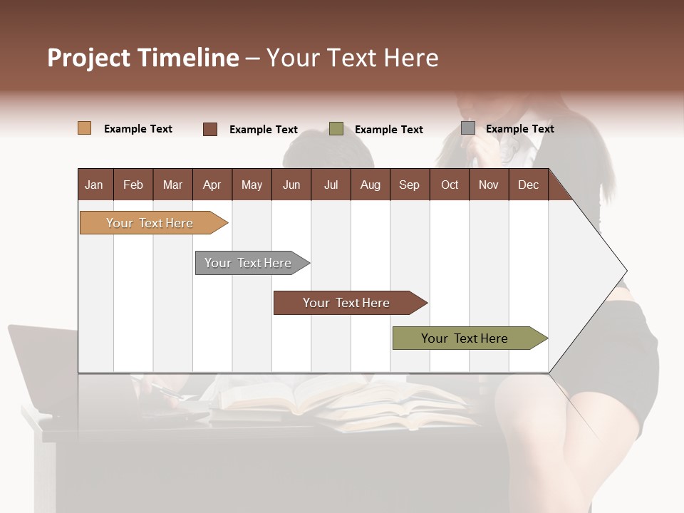Thinking Young Studying PowerPoint Template