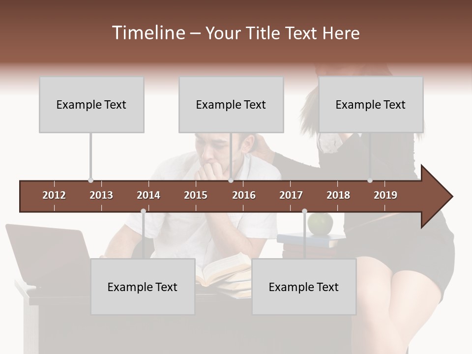 Thinking Young Studying PowerPoint Template