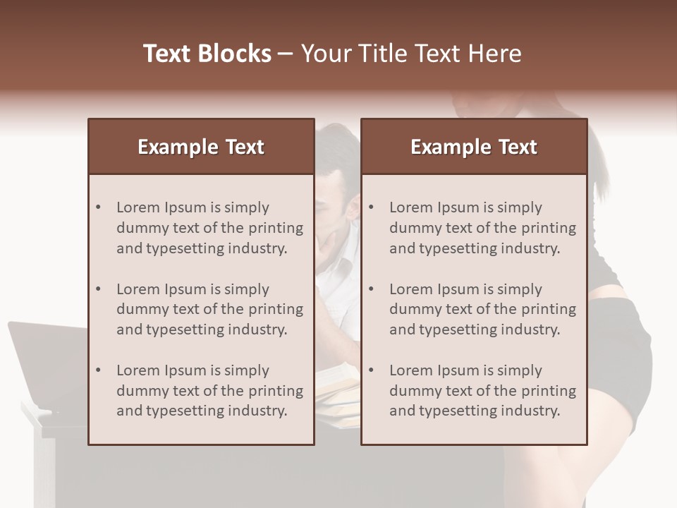 Thinking Young Studying PowerPoint Template