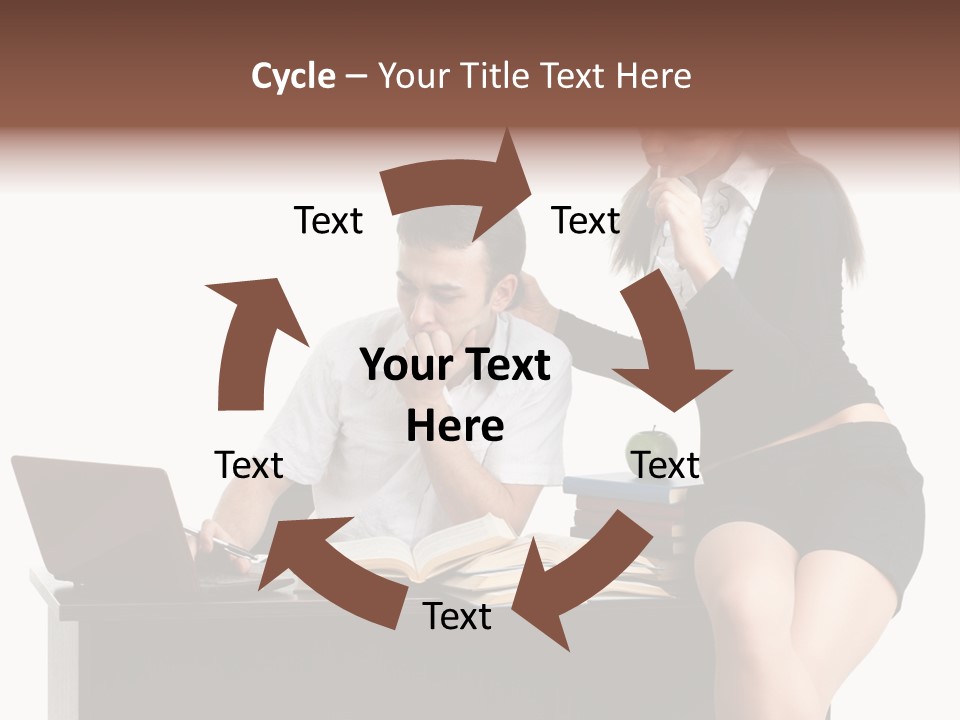 Thinking Young Studying PowerPoint Template