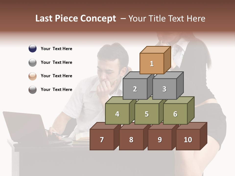 Thinking Young Studying PowerPoint Template