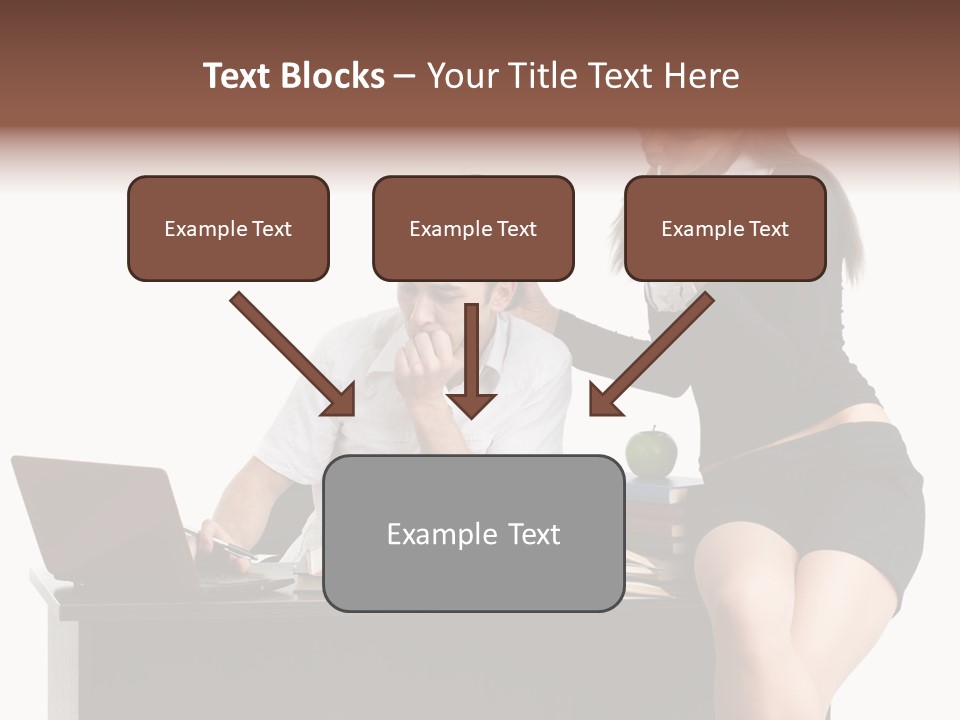 Thinking Young Studying PowerPoint Template