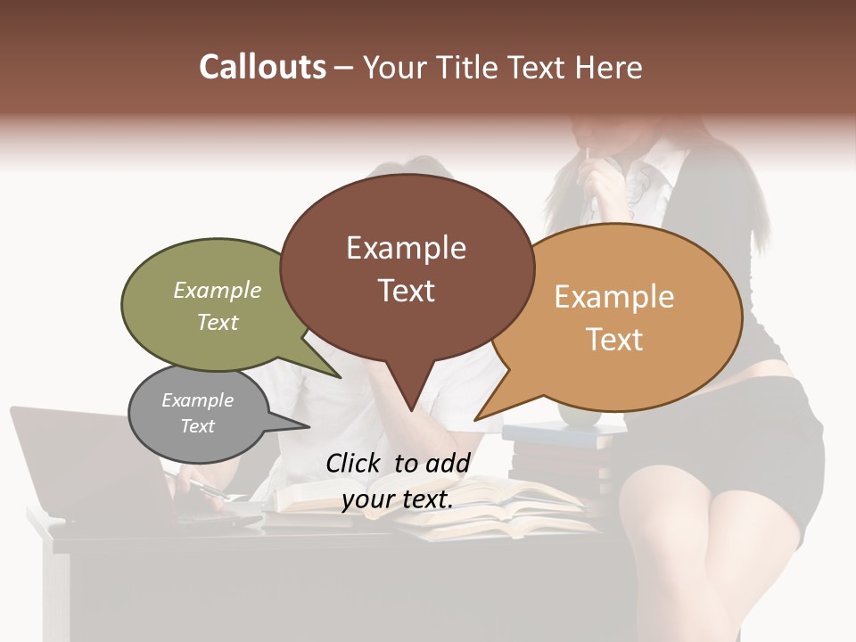 Thinking Young Studying PowerPoint Template