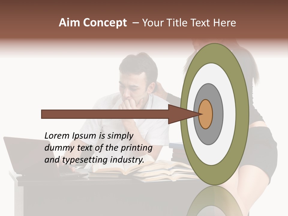 Thinking Young Studying PowerPoint Template