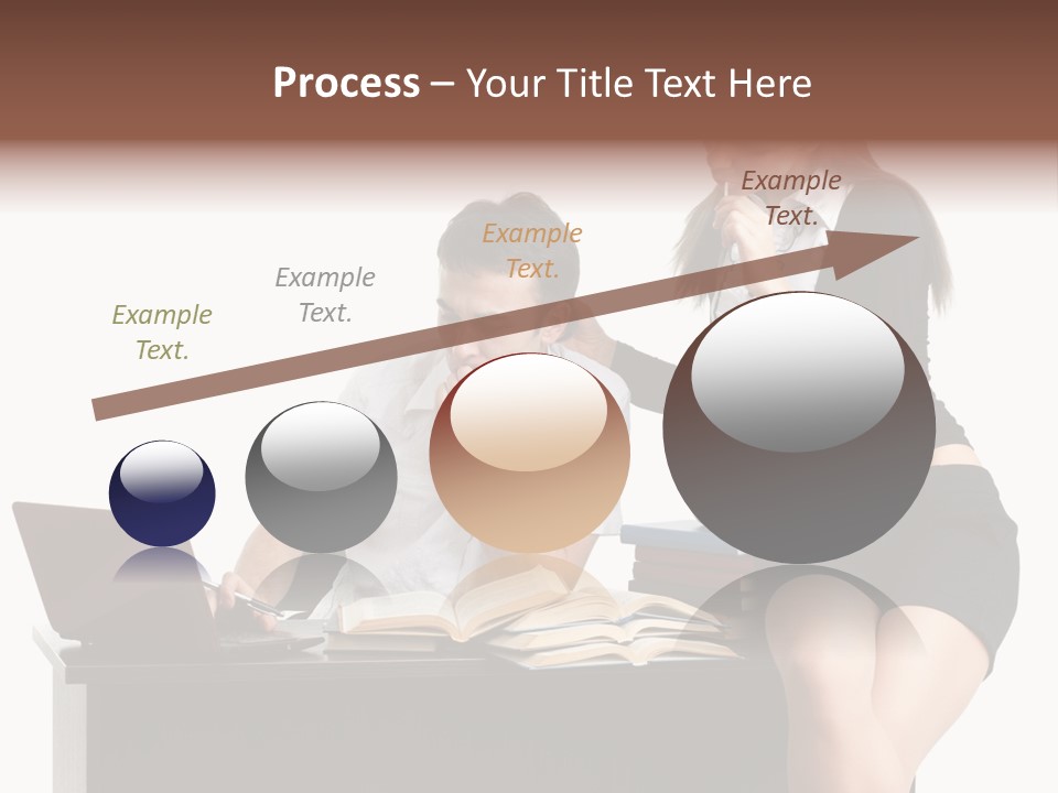 Thinking Young Studying PowerPoint Template