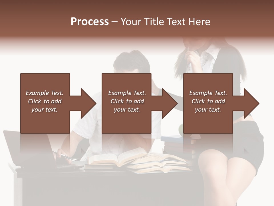 Thinking Young Studying PowerPoint Template