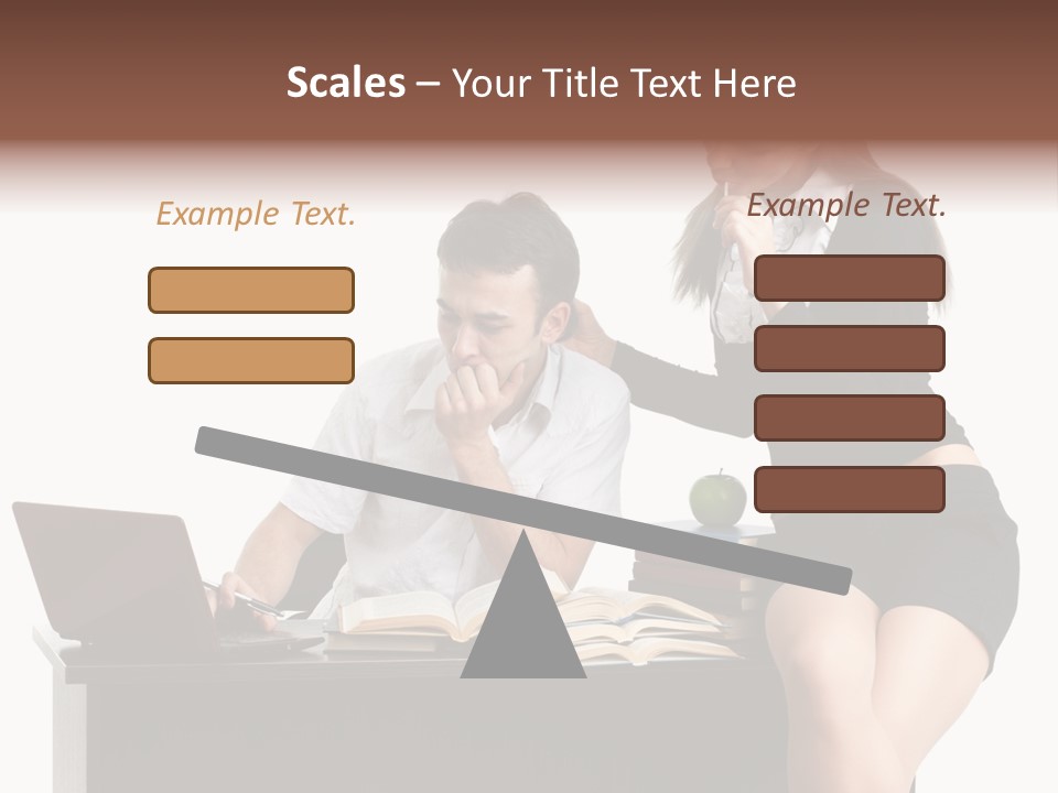 Thinking Young Studying PowerPoint Template