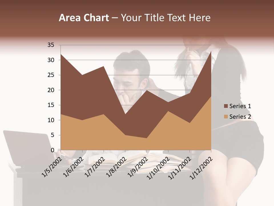Thinking Young Studying PowerPoint Template