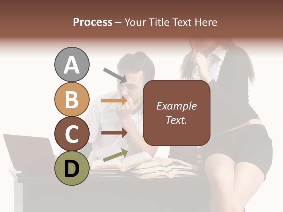 Thinking Young Studying PowerPoint Template