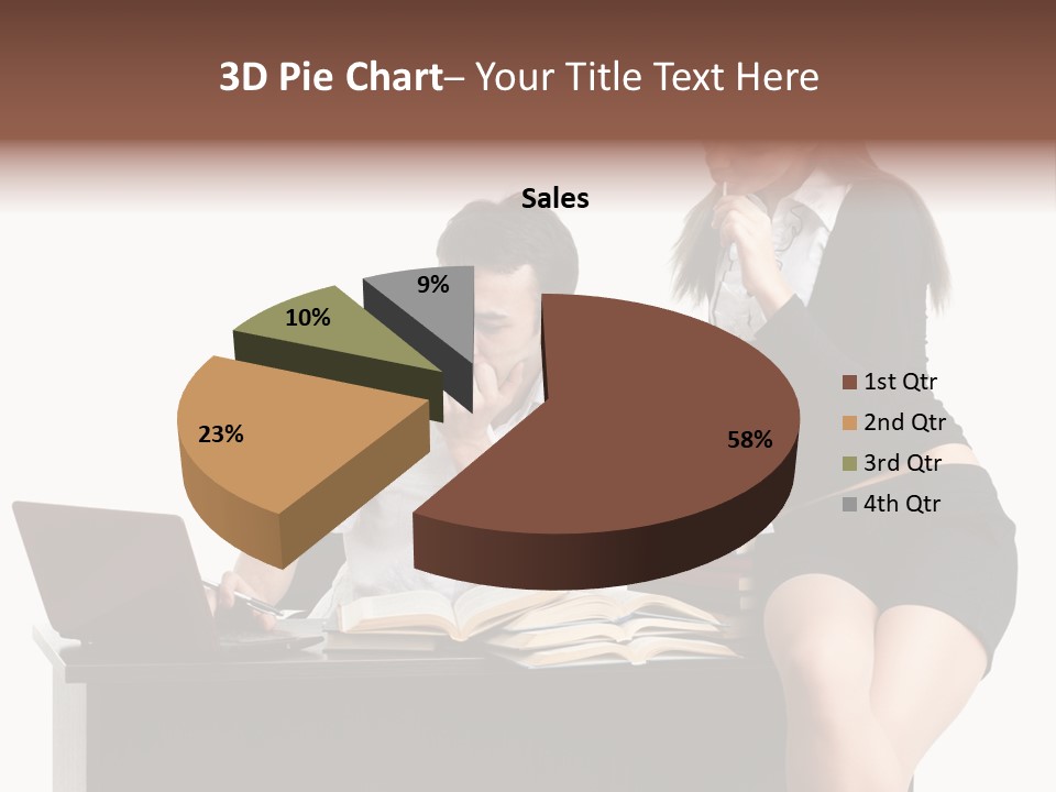 Thinking Young Studying PowerPoint Template