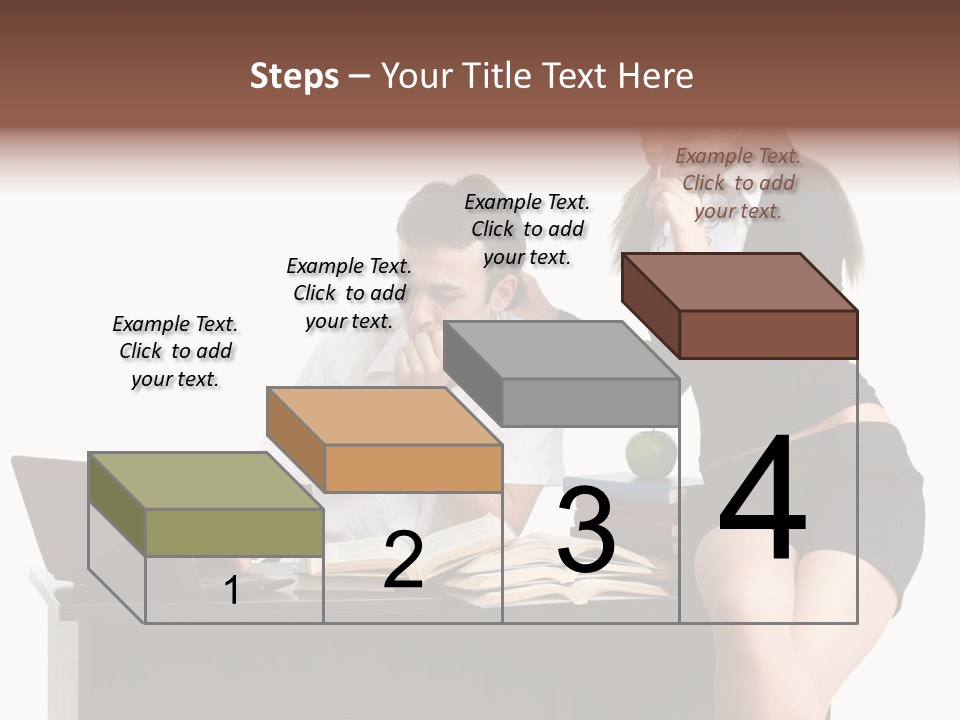 Thinking Young Studying PowerPoint Template