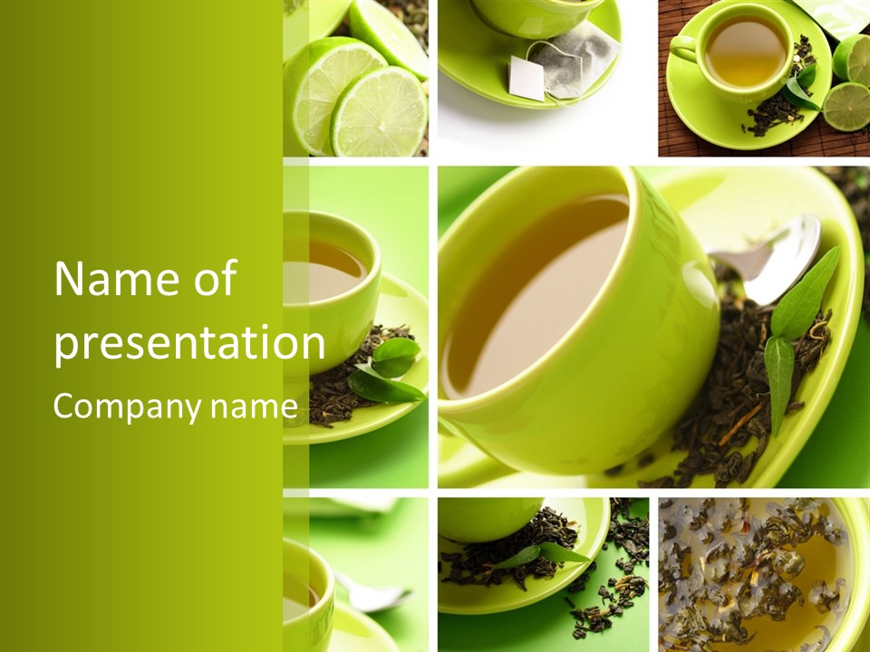 Green Tea PowerPoint Template