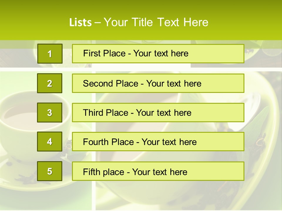 Green Tea PowerPoint Template