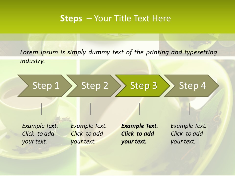 Green Tea PowerPoint Template