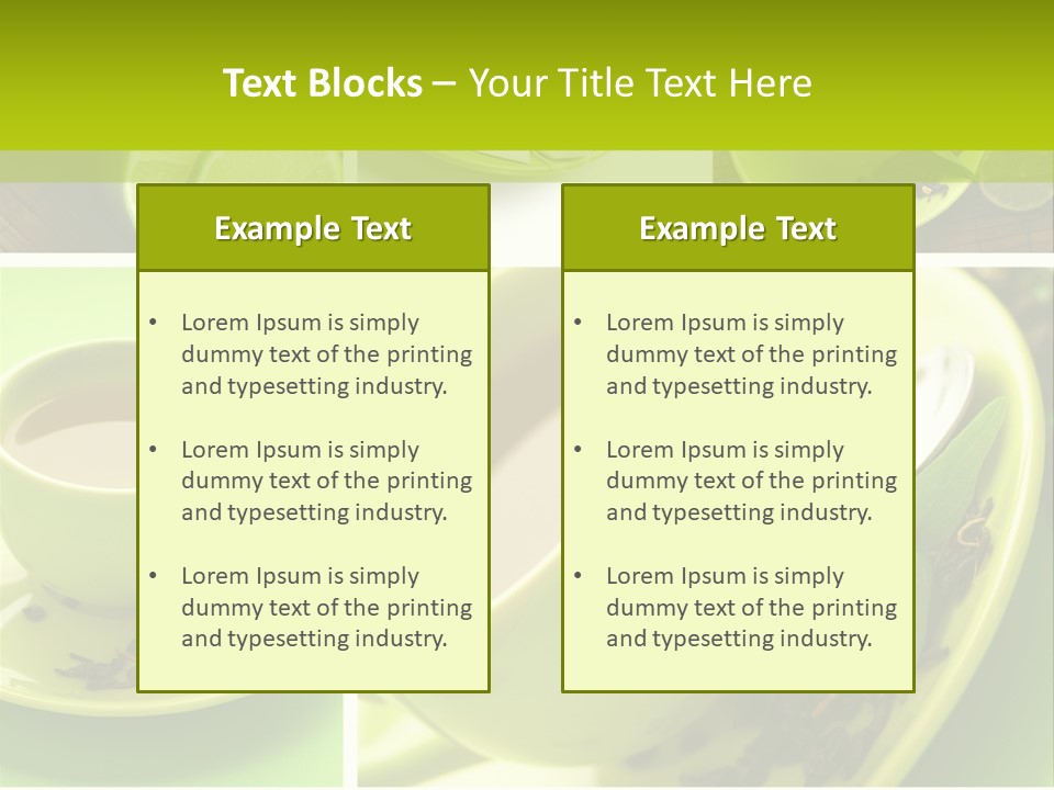Green Tea PowerPoint Template
