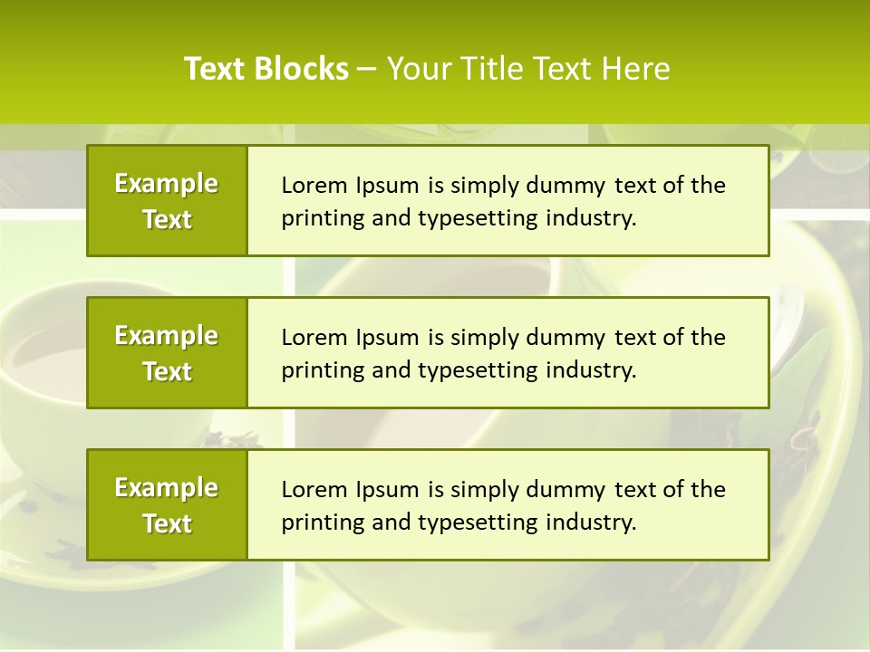Green Tea PowerPoint Template