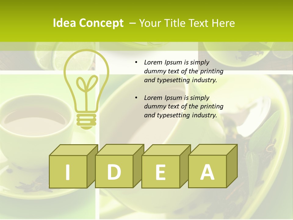 Green Tea PowerPoint Template