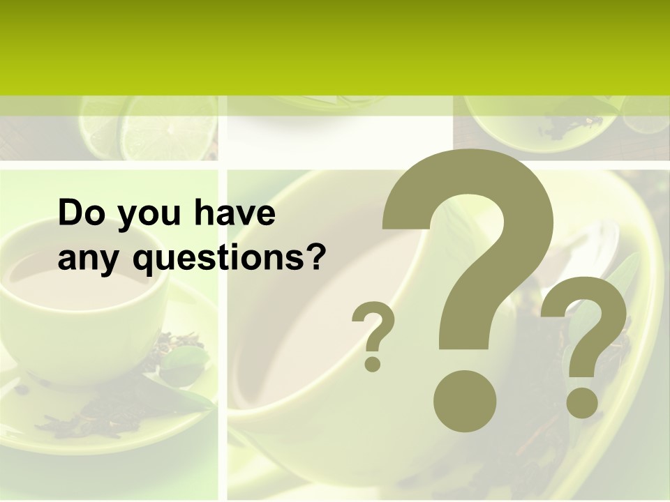 Green Tea PowerPoint Template