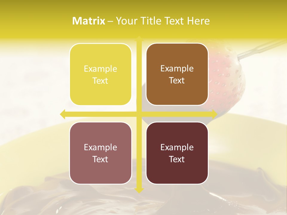 Coated Stick Snack PowerPoint Template