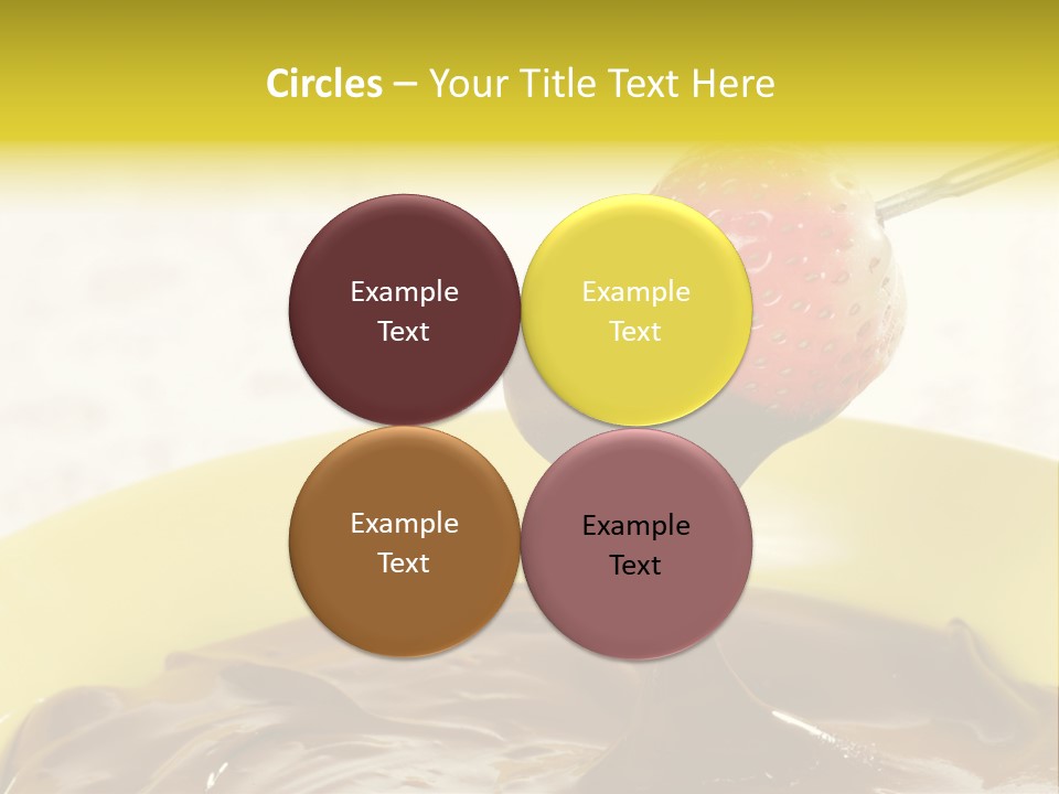 Coated Stick Snack PowerPoint Template