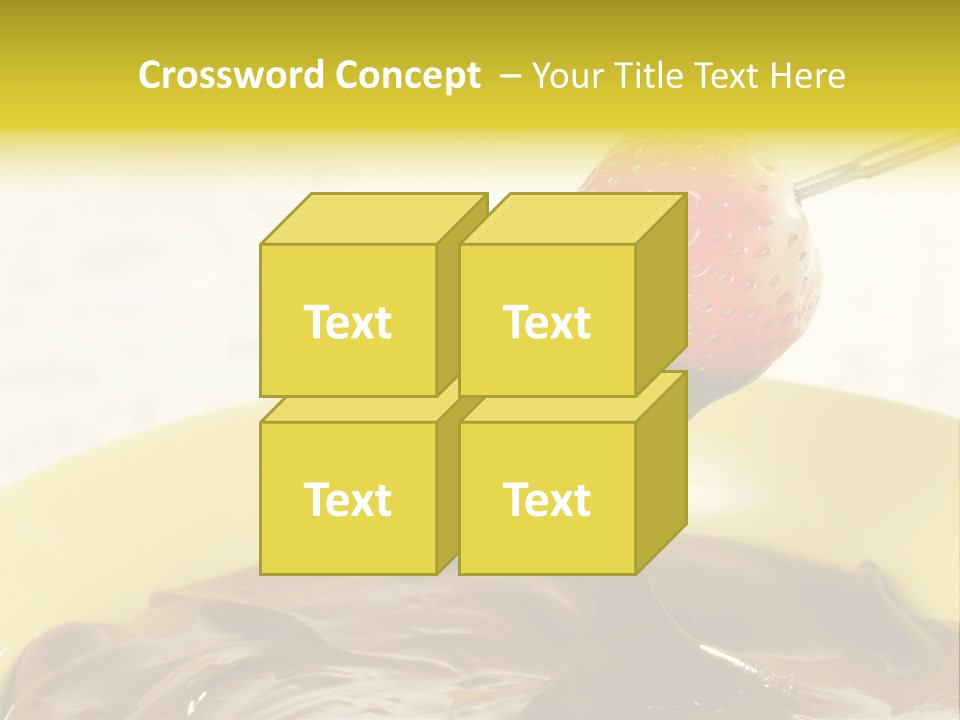 Coated Stick Snack PowerPoint Template
