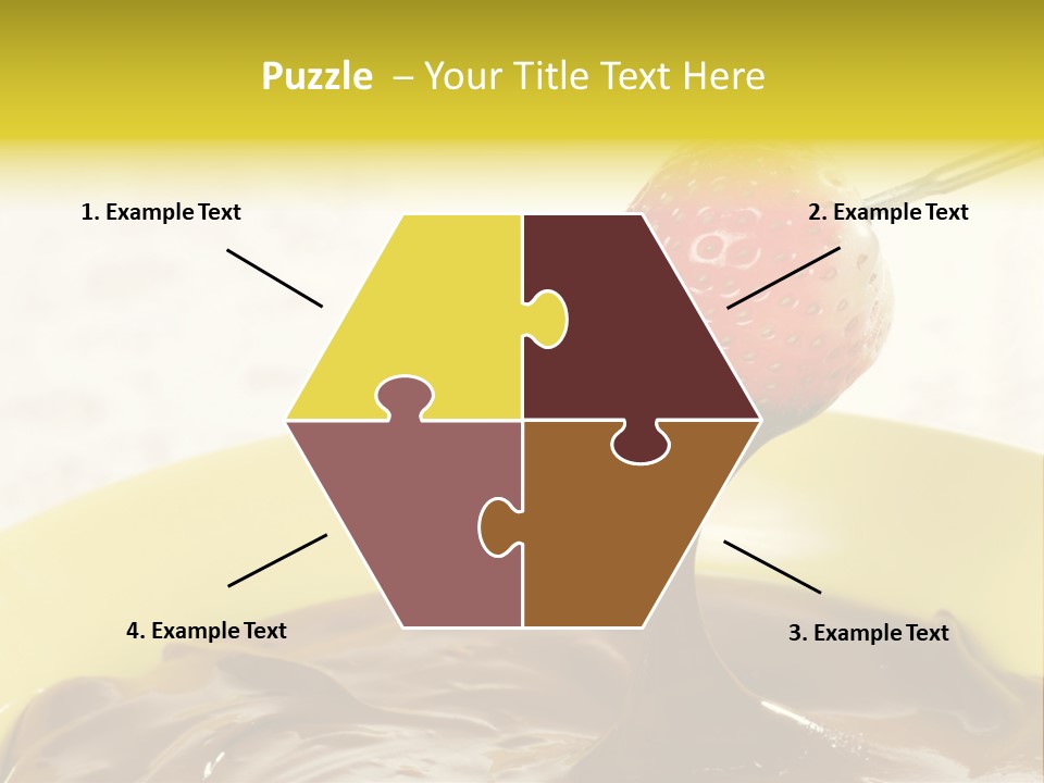 Coated Stick Snack PowerPoint Template