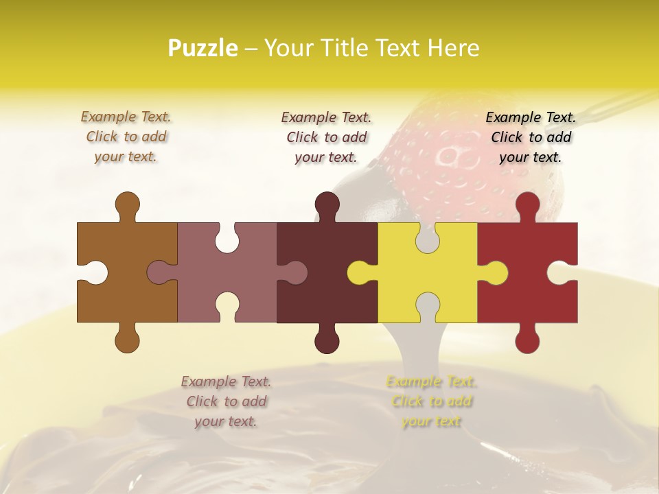 Coated Stick Snack PowerPoint Template