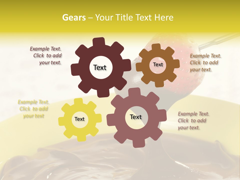 Coated Stick Snack PowerPoint Template